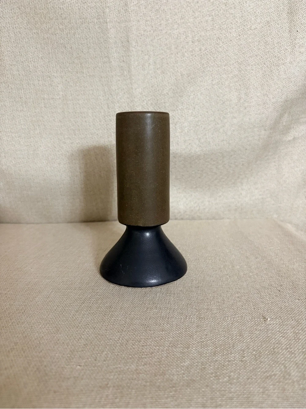 Vintage Jallpa Nina Peru Pottery Bud Vase MCM Earth Tone Ceramic Made in Peru